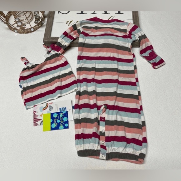 kicker pants geology stripe gown & Hot Set - Picture 2 of 4